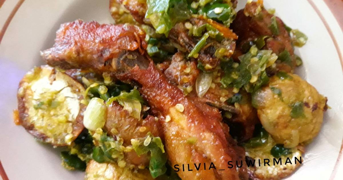 Resep Ayam Lado Mudo(cabe Ijo)khas Minang Oleh Silvia Suwirman - Cookpad