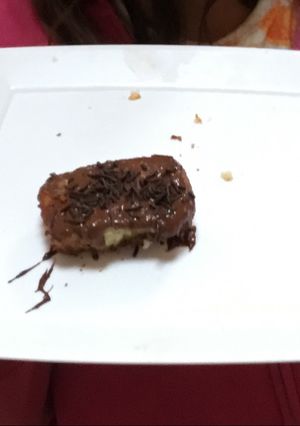 Una foto de Mini gansito con masa para hotcake