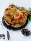 Roti nasi cinnamon isi apel
