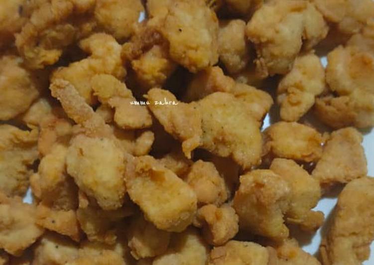 Cara Gampang Menyiapkan Chicken Pok pok / Chicken popcorn yang Enak Banget