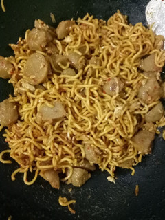 Foto resep Mie Goreng Bakso (Mie Cap Atom Bulan)