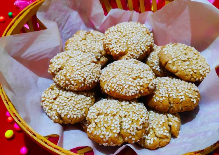 Thandai Seasame cookies