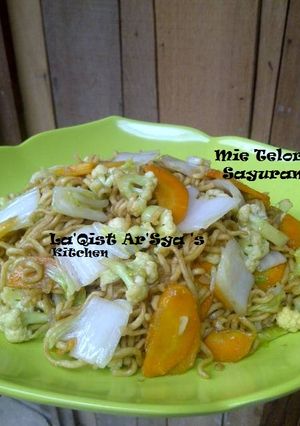 Foto resep Mie Telor Sayuran