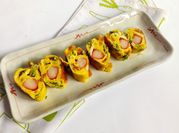 Gambar crabstick gulung telur