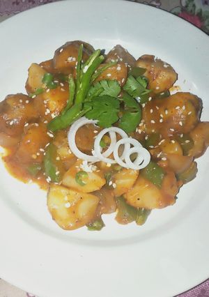 চিলি গার্লিক পটেটো (chilli garlic potato recipe in Bengali) রেসিপির প্রধান ছবি