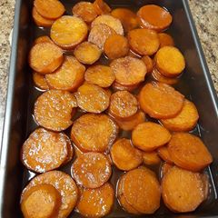 A picture of Candied Sweet Potatoes.