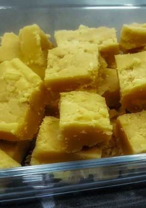 A picture of Mysore Pak.