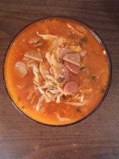 Foto resep Sup merah jamur tiram