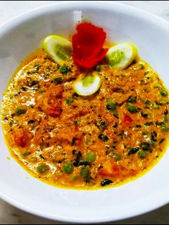 A picture of Methi malai mutter.