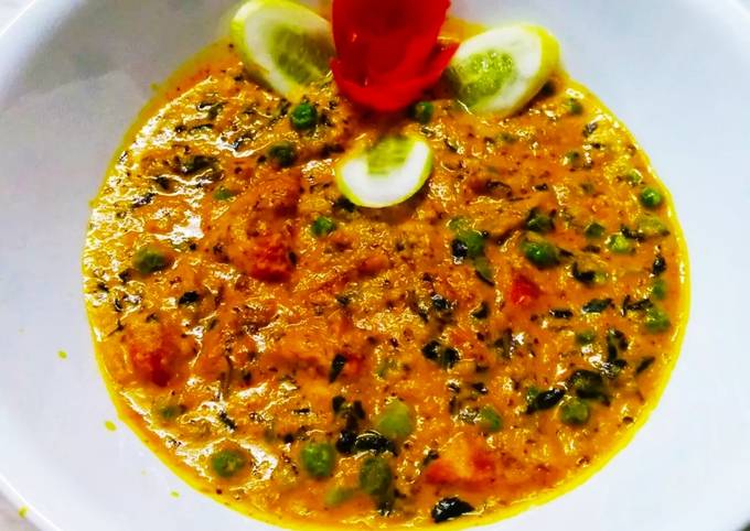 Recipe of Favorite Methi malai mutter