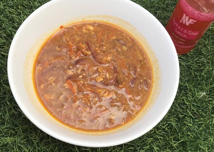 شوربة حامض حلو