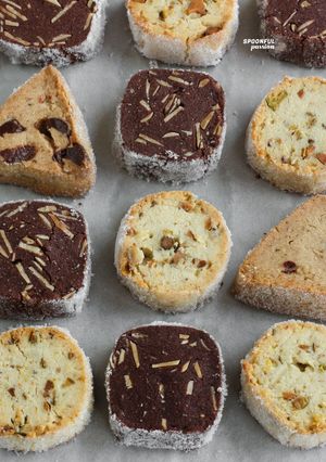 A picture of Sablé Cookies [Lemon, Coffee & Chocolate].