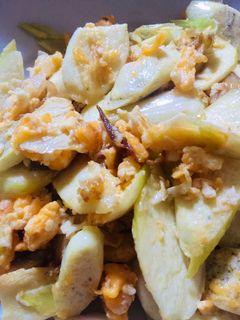 Hình của món Trứng xào Niễng.