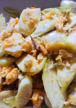 Hình của món Trứng xào Niễng.