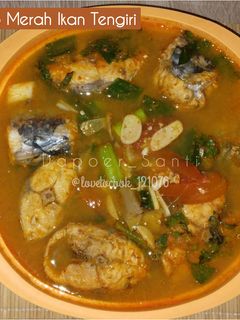 Foto resep Sup Merah Ikan Tengiri (tanpa penyedap rasa)