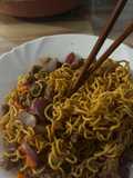 Ázsiai tészta zöldséges hússal🤤🍜
