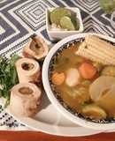 Caldo de hueso de res y tuétano