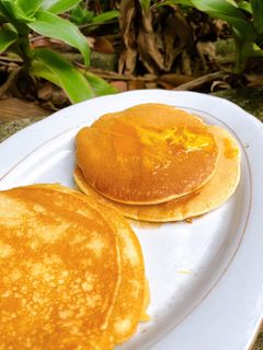 Hình của món Bánh nướng chảo pancake siêu dễ (không cần lò nướng, không máy đánh trứng, không phới).
