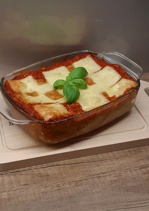 Zdjęcie przepisu Wegetariańska lasagne.
