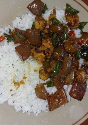 Foto resep Kikil Tempe Tumis Cabai Ijo