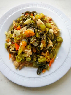 Foto resep Oseng Sawi Asin