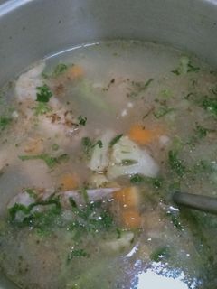 Foto resep Sup sayur + sayap ayam