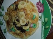 Una foto de crepes de bananas