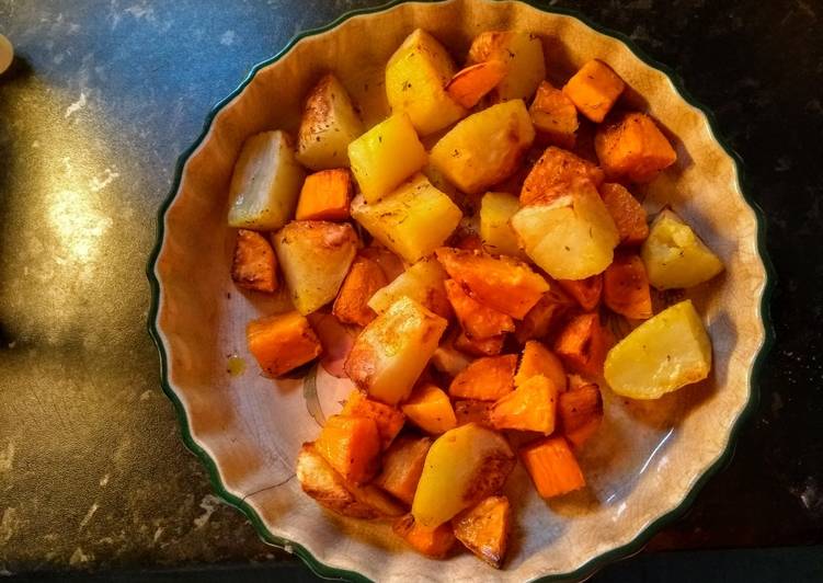 Simple Way to Make Easy Tasty Roast Potatoes in 19 Minutes for Beginners