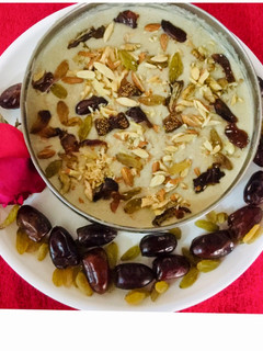 A picture of Dates Kheer.