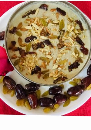 A picture of Dates Kheer.