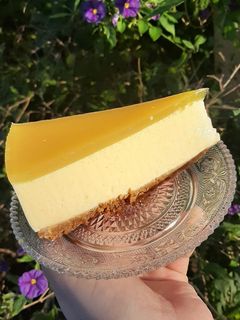 Una foto de Cheesecake de naranja🍊🍊