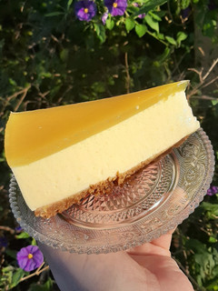 Una foto de Cheesecake de naranja🍊🍊