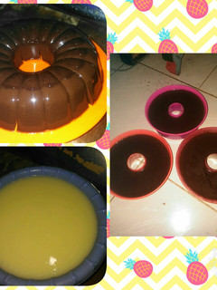 Foto resep Pudding coklat vla vanila