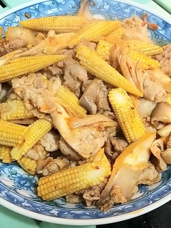 泡菜豬肉玉米筍 的食譜成品照片