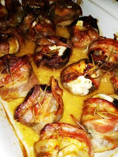 Camambert-el töltött gomba recept fotója