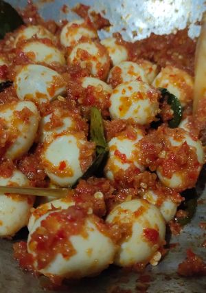 Foto resep Balado telur puyuh