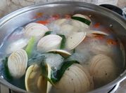 A picture of ginger garlic soup