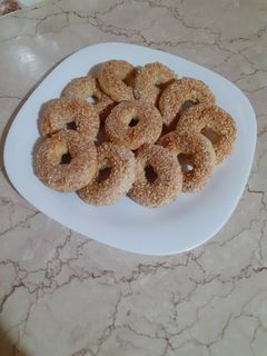 صورة لوصفة كعيكعات الجلجلان