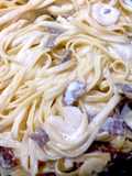 Fettucine carbonara sauce ala #ManjaWorkingSpace