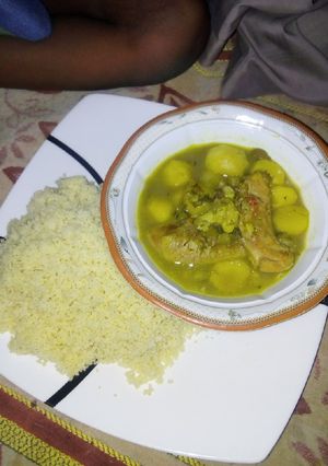 A picture of Potato soup.