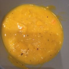 Pumpkin soup A picture of Pumpkin soup.