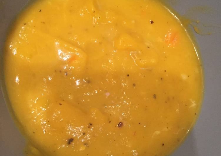 Simple Way to Make Pumpkin soup in 29 Minutes for Beginners