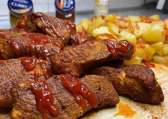Petto di pollo impanate con spezie