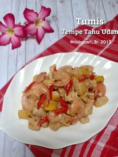 Foto resep Tumis Tempe Tahu Udang