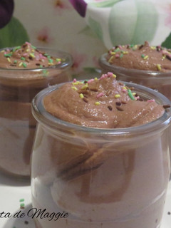 Una foto de Mousse de chocolate sin huevo