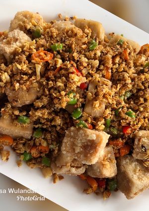 Foto resep Tahu putih krispy cereal bawang Putih