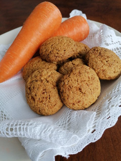 Una foto de Galletas veganas de zanahoria