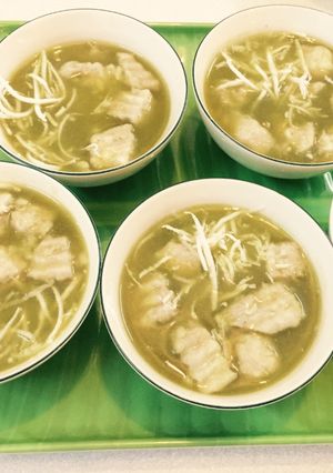 Hình của món Chè cốm khoai môn ngon tuyệt.