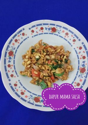 Foto resep 3. Sambel tempe kemangi