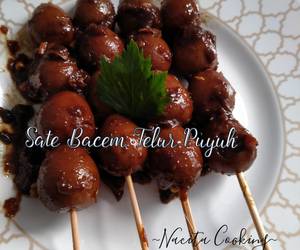 Gampangnya Membuat Sate Bacem Telur Puyuh Enak Sederhana